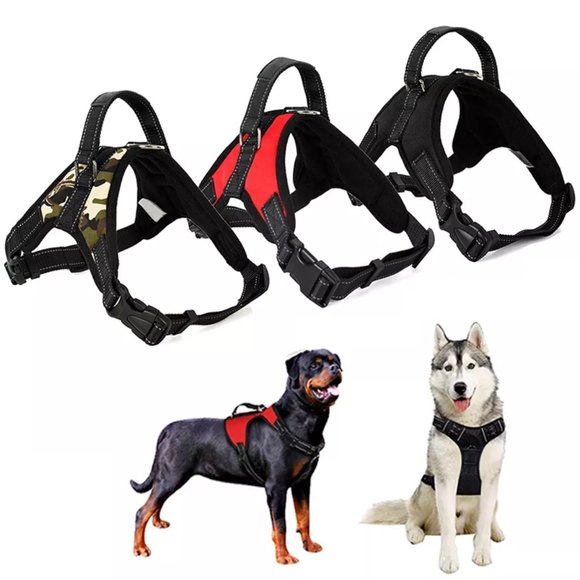 2 Pack  Dog Harness Adjustable No-Pull Reflective Pet Vest - Picture 1 of 13